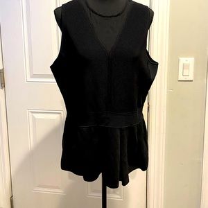 Black Sleeveless Top